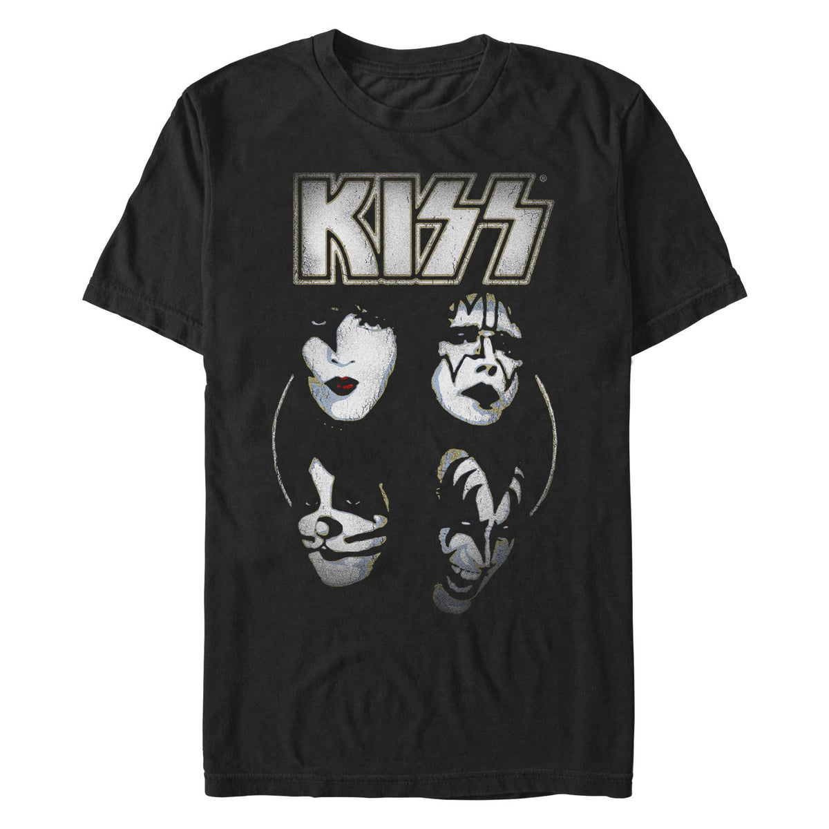 Men's KISS Shadowed Faces T-Shirt – Neff Headwear