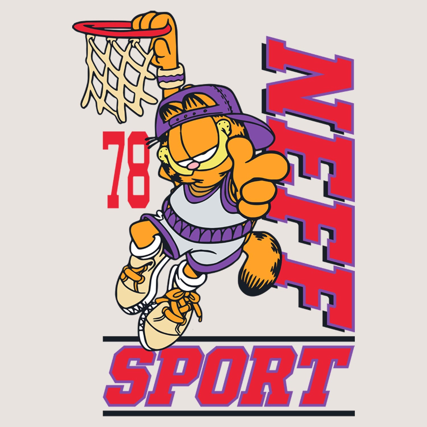 Men's NEFF X Garfield Ballin T-Shirt