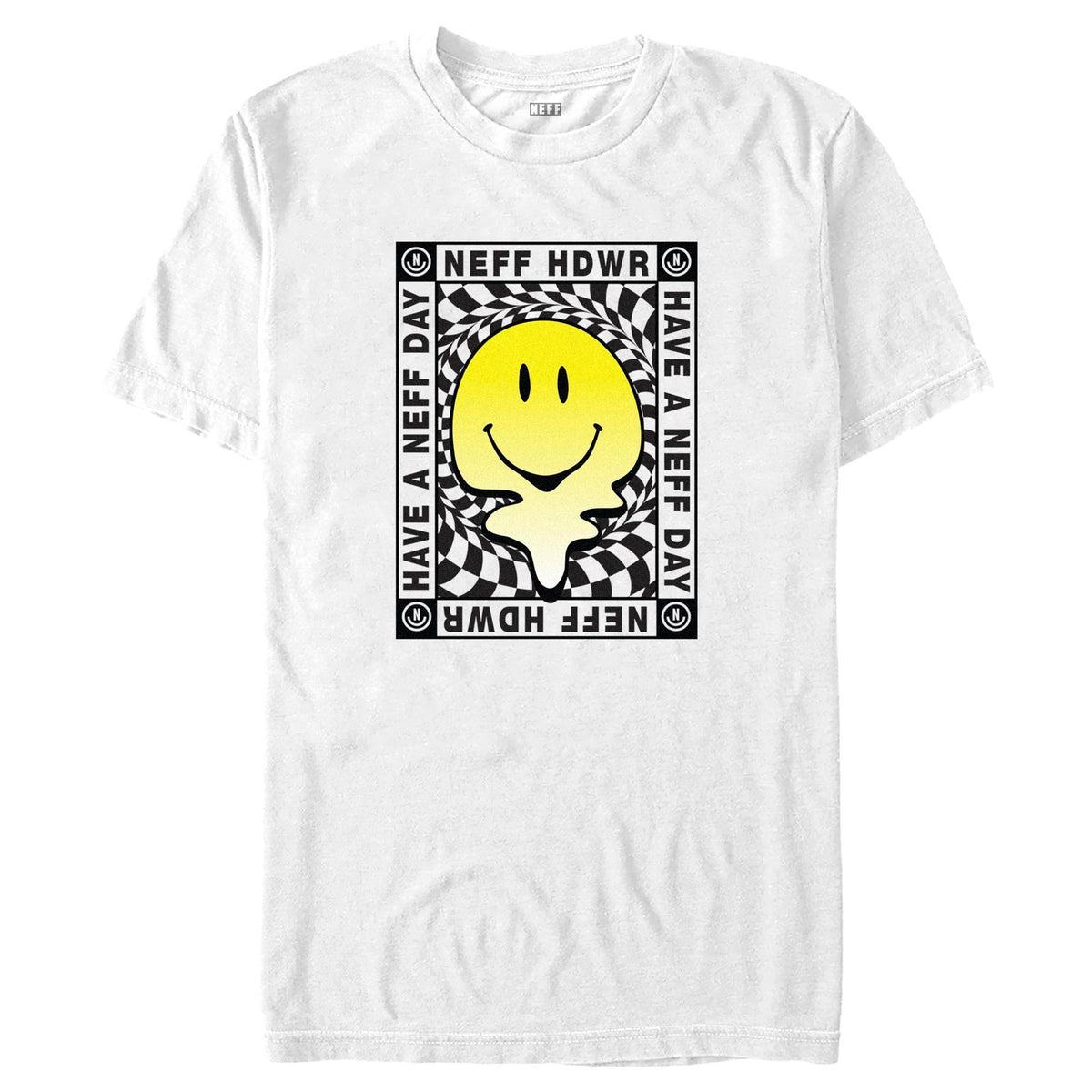 Neff Men's Aura Long Sleeve T-Shirt - Colorful Graphic Tee With NEFF Logo