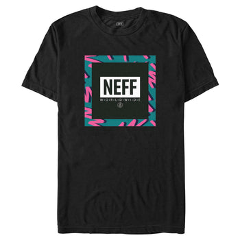 Men's NEFF Pink Zigzag Frame T-Shirt