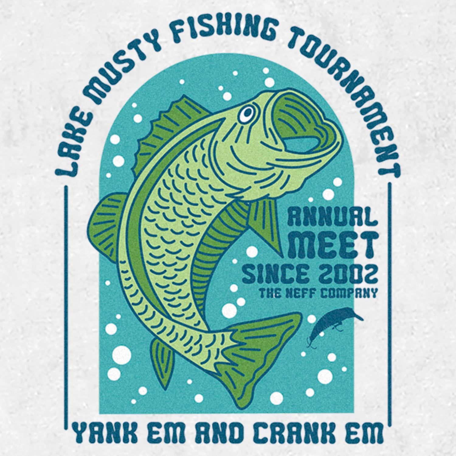 Men's NEFF Lake Musty Fishing Tournament T-Shirt