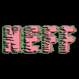 Men's NEFF Pink and Green Logo T-Shirt