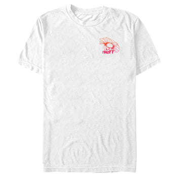 Men's NEFF Small Colorful Flower Logo T-Shirt