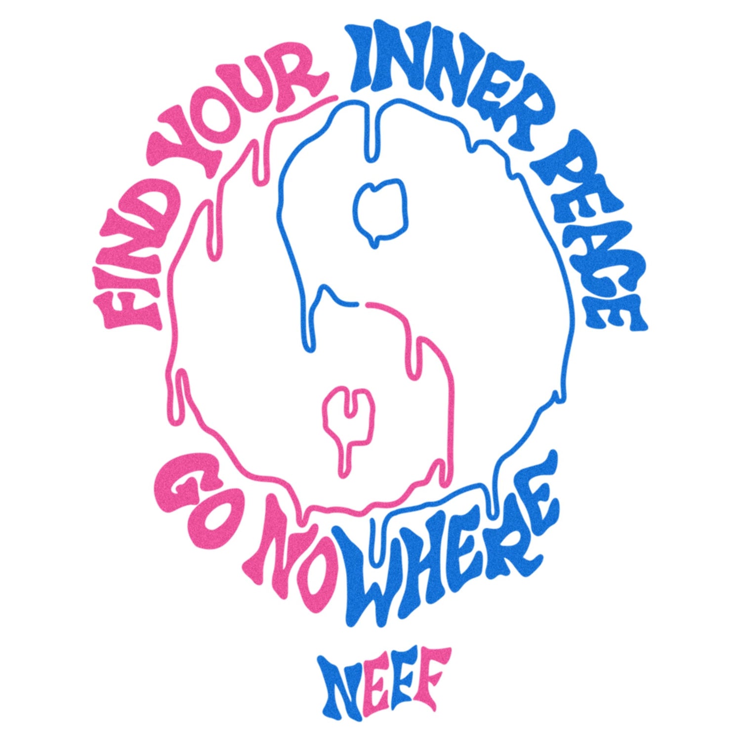 Men's NEFF Find Your Inner Peace Go Nowhere Large T-Shirt