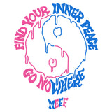 Men's NEFF Find Your Inner Peace Go Nowhere Large T-Shirt