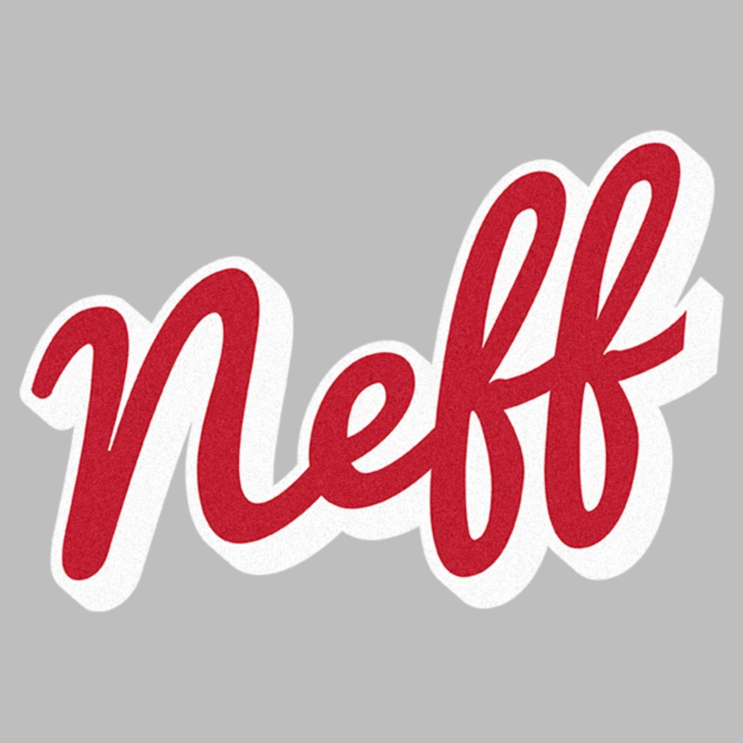 Men's NEFF Classic Red Script Logo T-Shirt