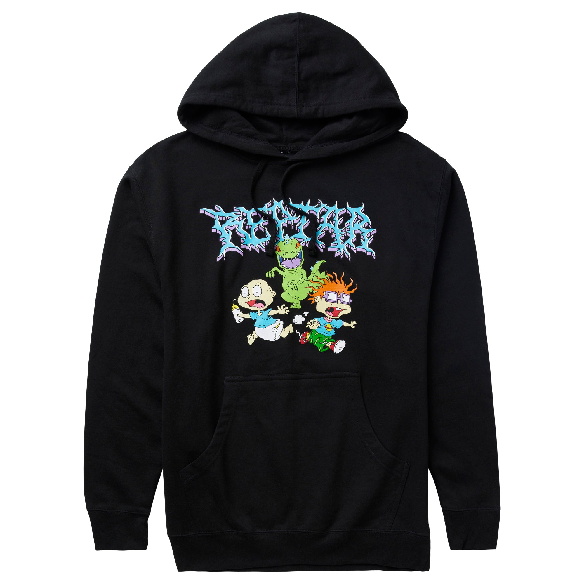 NEFF RUGRATS CHASE PULLOVER HOODIE BLACK Neff