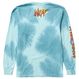 FORTNITE FISH STICK LONG SLEEVE TEE - TEAL TIE DYE