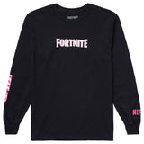 FORTNITE MECHA CUDDLE MASTER LONG SLEEVE TEE - BLACK
