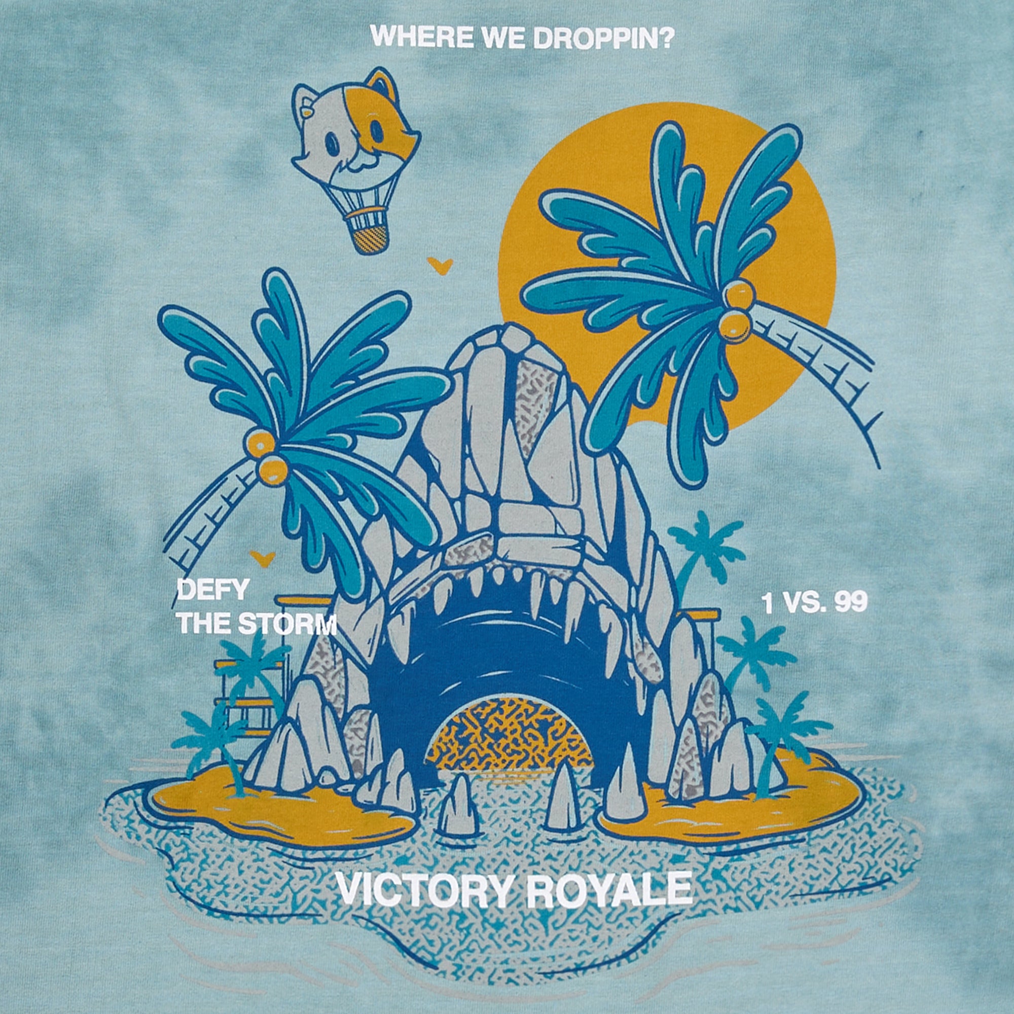 NEFF FNITE SHARK ISLAND SS TEE MINT TIE DYE Neff Headwear