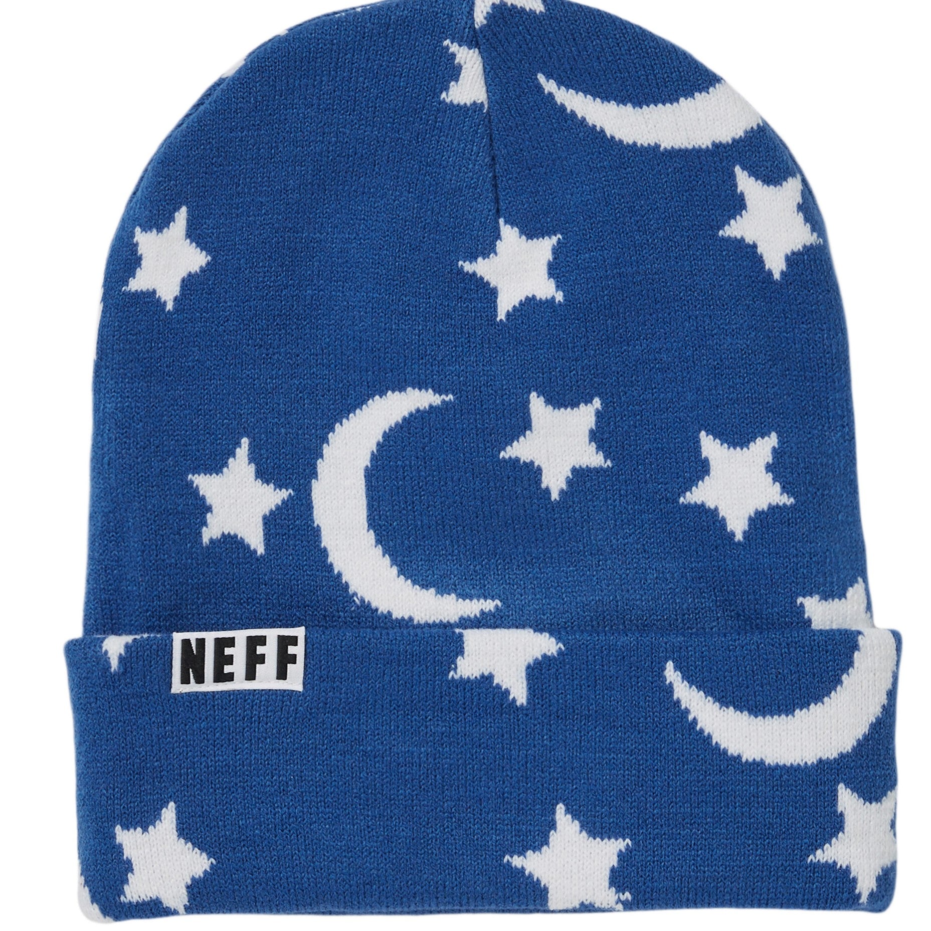 NEFF Fantasia Moon & Stars Beanie Blue Headwear | Neff