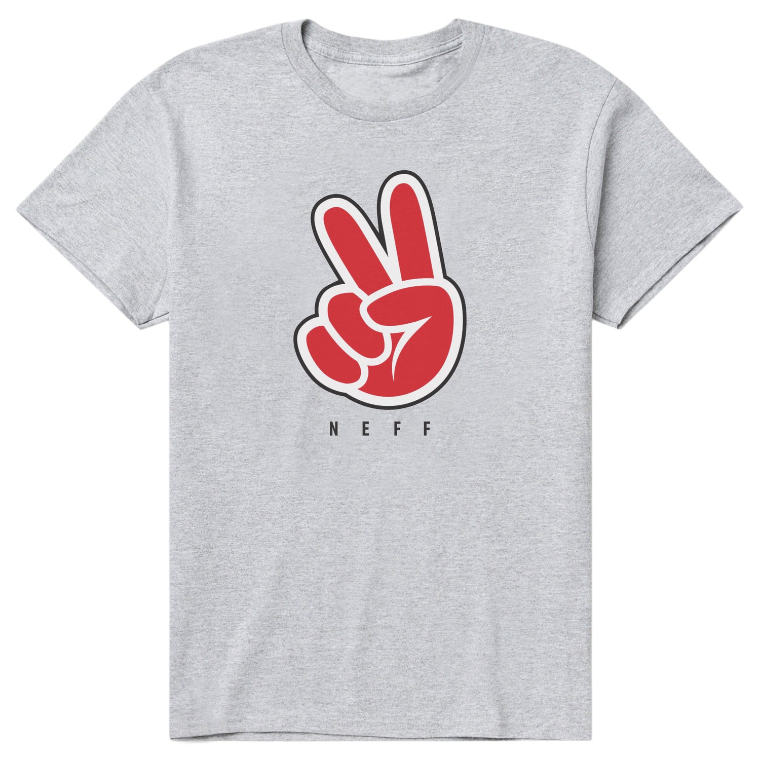 HARDWOOD PEACE TEE - ATHLETIC HEATHER