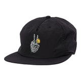 PUSHING UP DAISIES HAT - BLACK