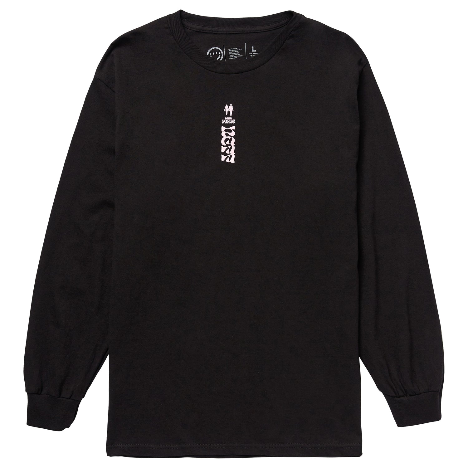 FOREVER FLOURISH LONG SLEEVE TEE - BLACK