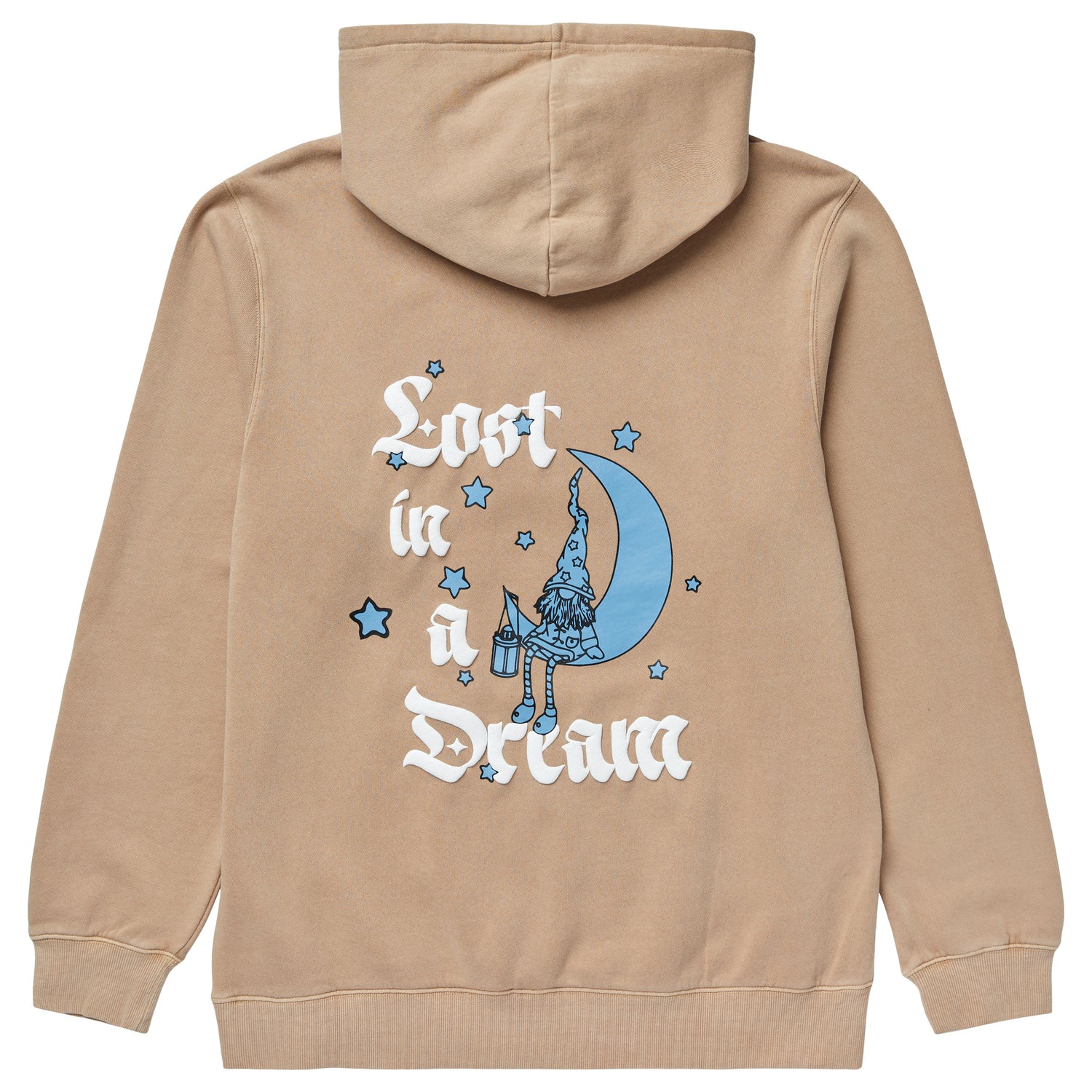 LOST IN A DREAM PULLOVER HOODIE - SAND PIGMENT