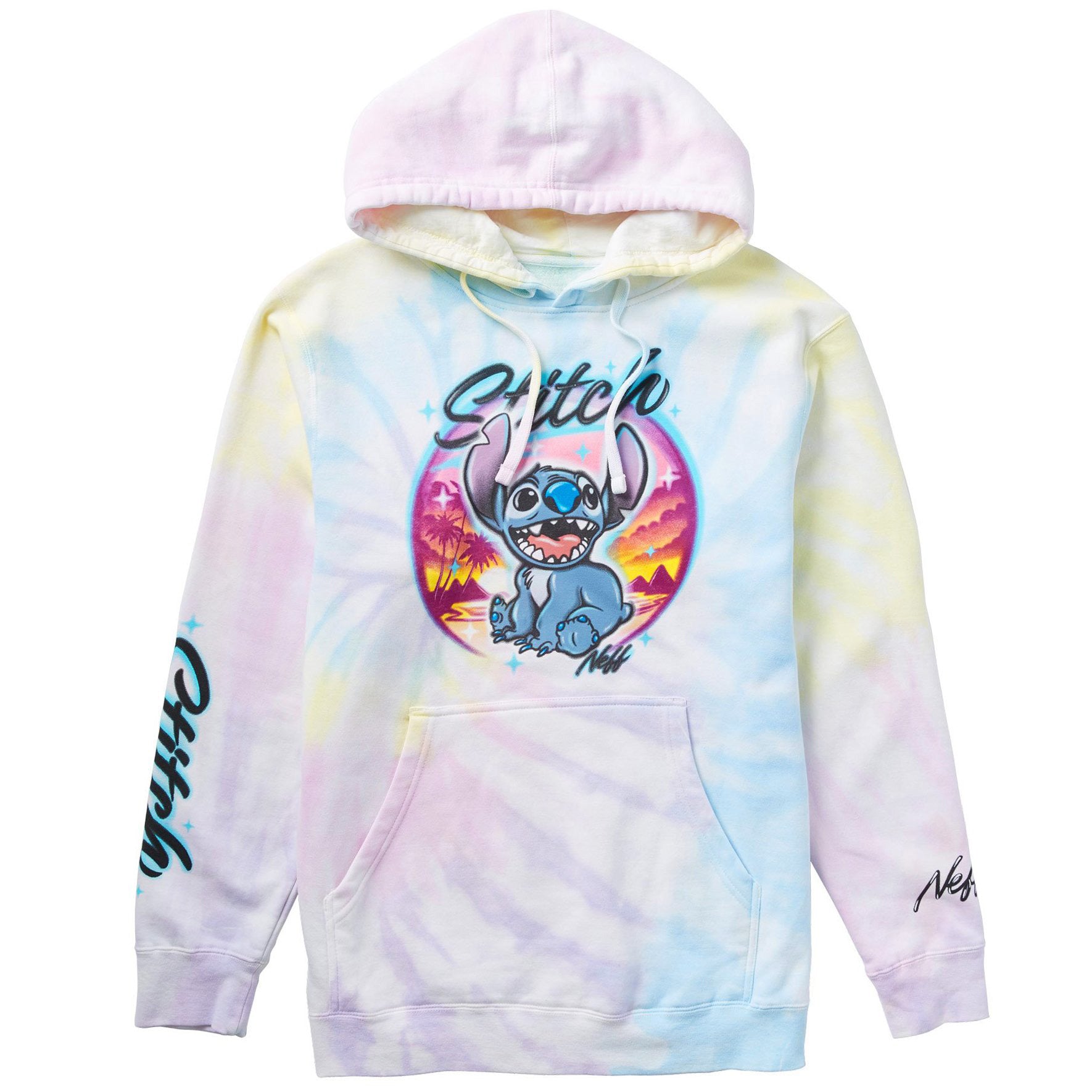 Stitch hoodie tie discount dye