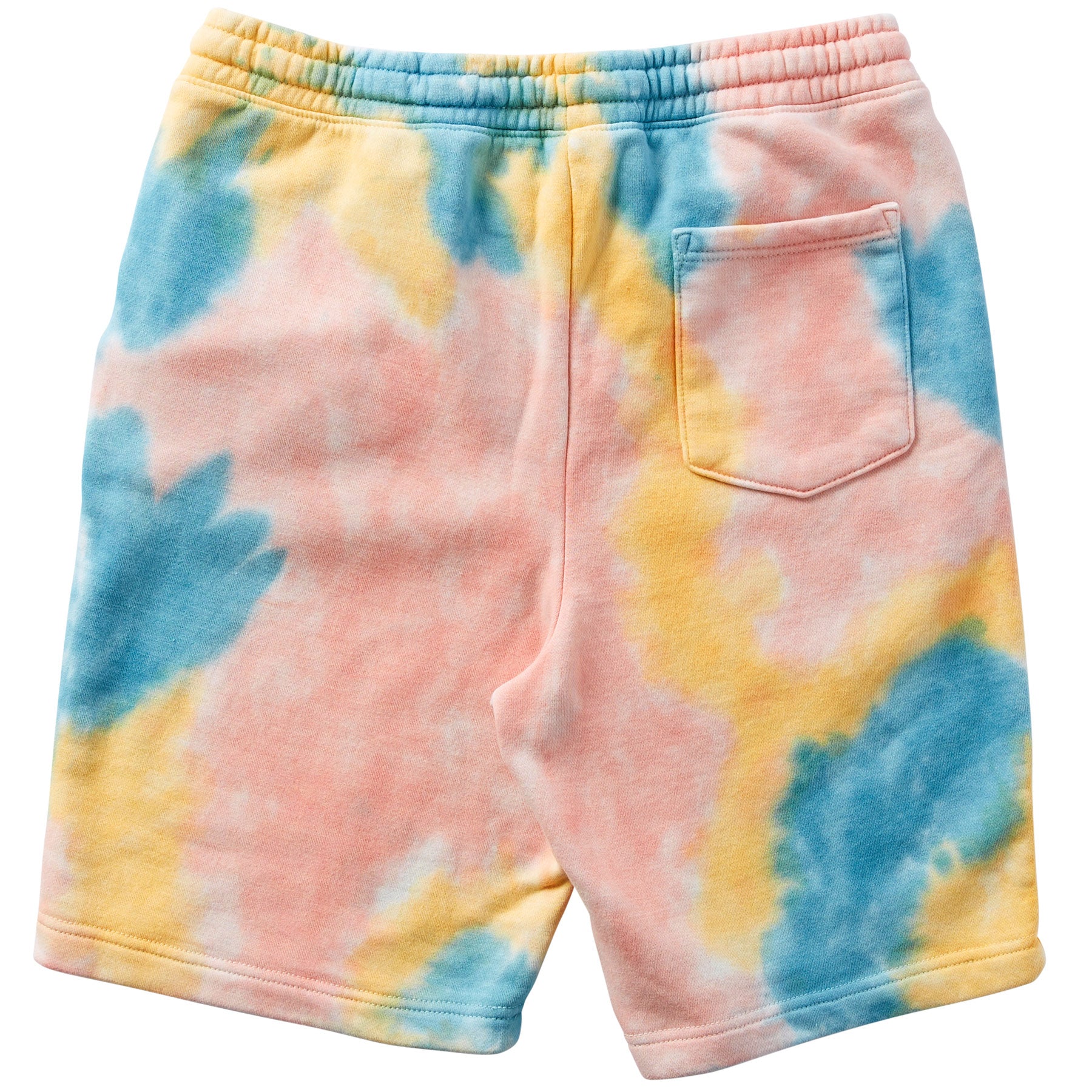 NEFF REALM FLEECE SHORTS PINK TIE DYE | Neff Headwear