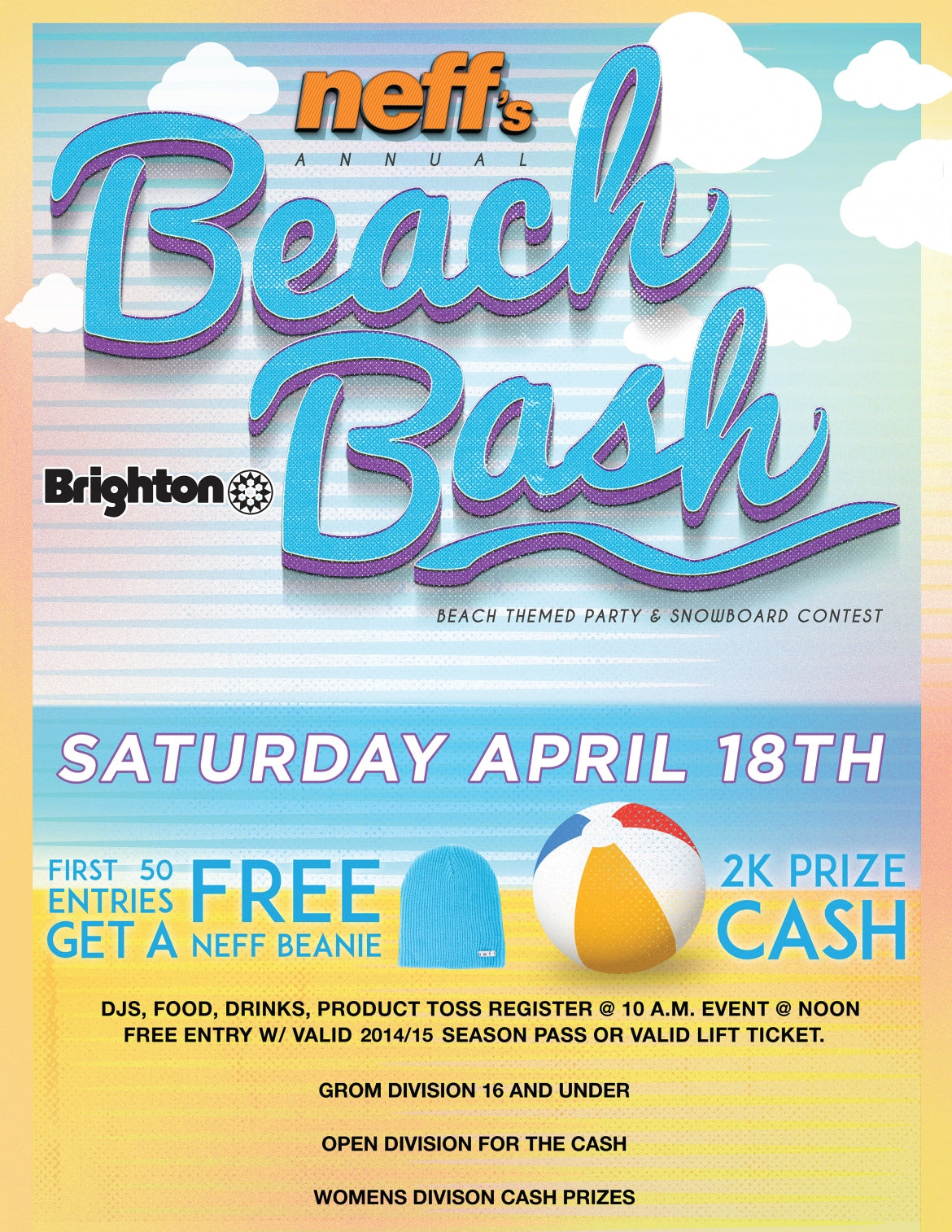 Neff Beach Bash Brighton