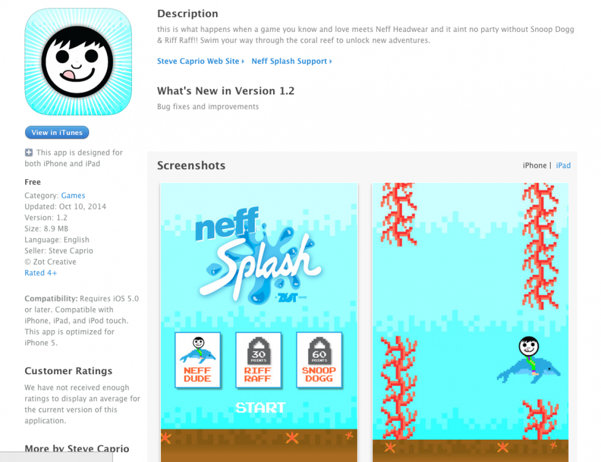 Neff Splash - Our New App!