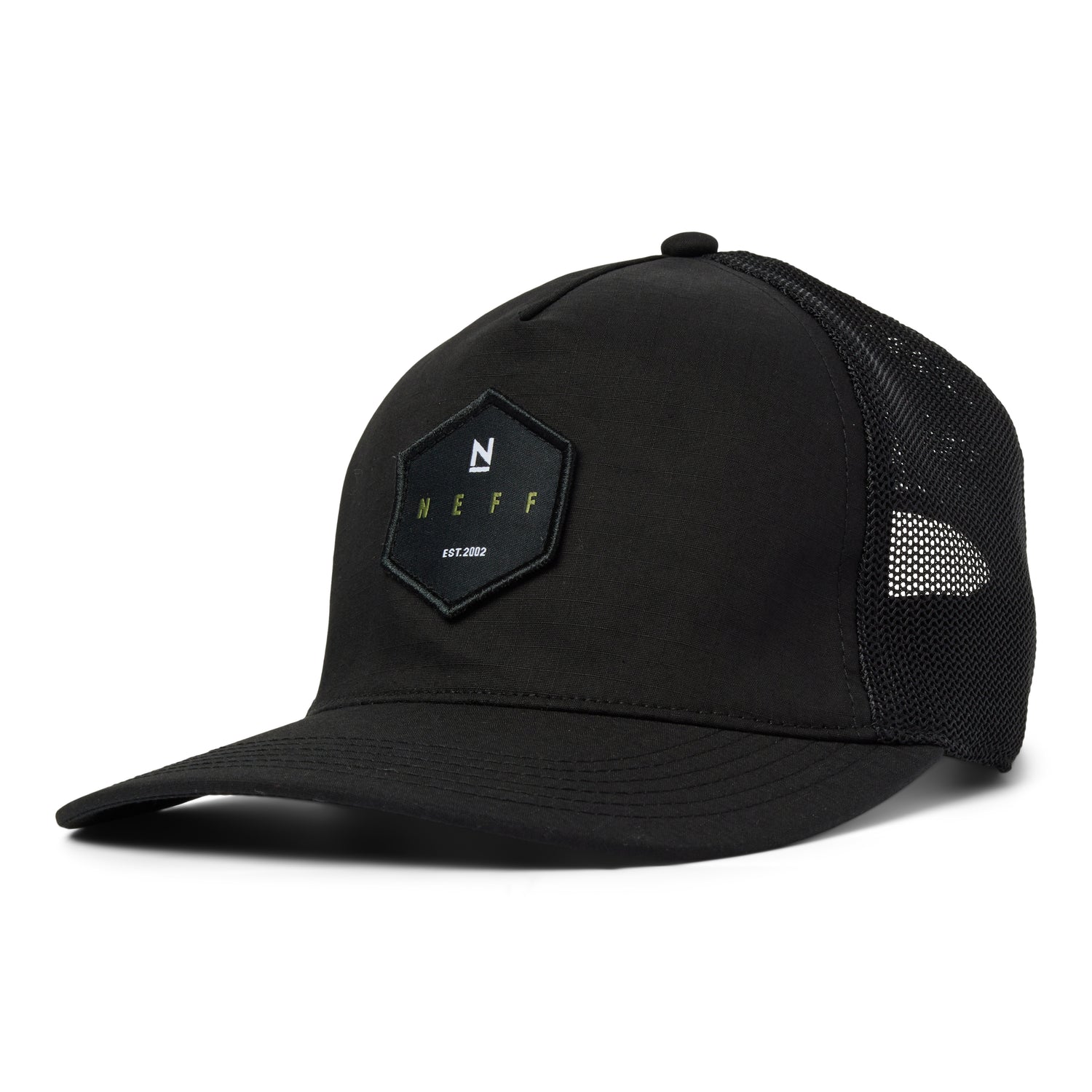 FILED PATCH HAT - BLACK