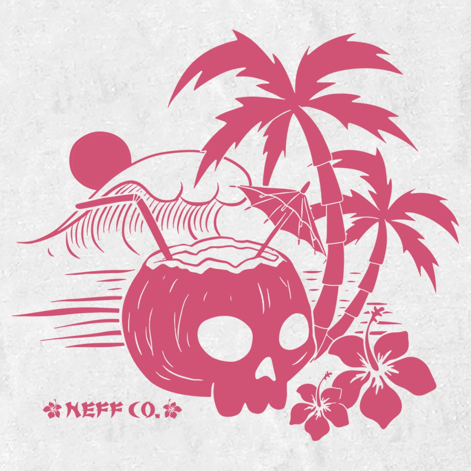 Men's NEFF Coconut Skull Vacation T-Shirt