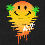Men's NEFF Melting Smiley Face Sunset T-Shirt