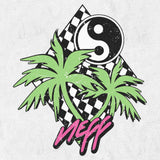 Men's NEFF Yin Yang and Palm Trees Logo T-Shirt