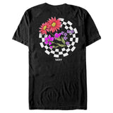 Men's NEFF Checkered Flowers Logo T-Shirt