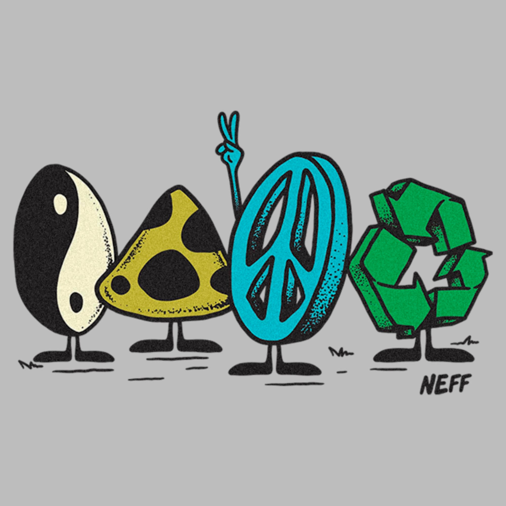 Men's NEFF Peaceful Icons T-Shirt
