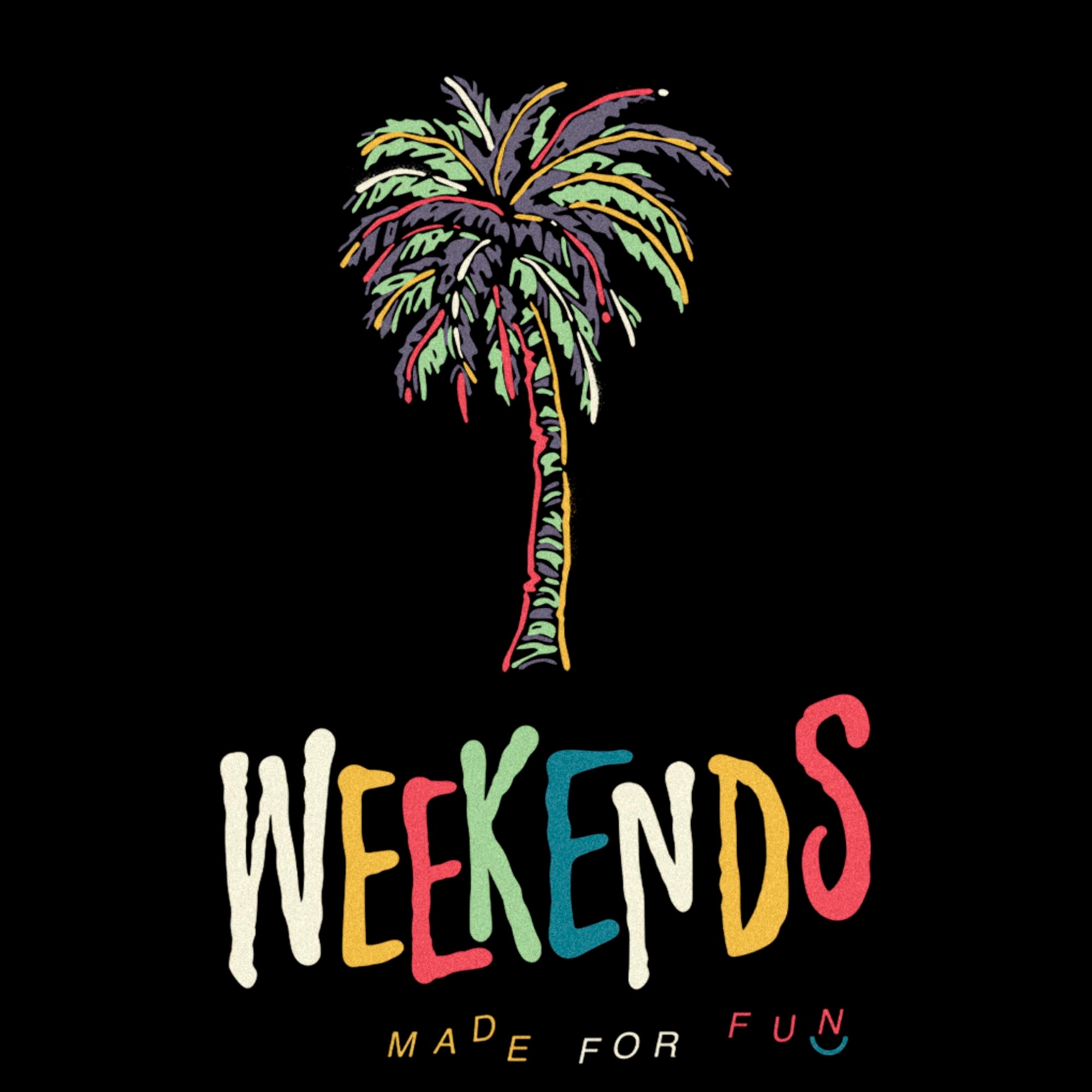 Men's NEFF Weekends Made For Fun T-Shirt