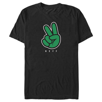 Men's NEFF Peace Sign Logo Green T-Shirt