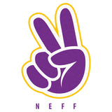 Men's NEFF Peace Sign Logo Purple T-Shirt