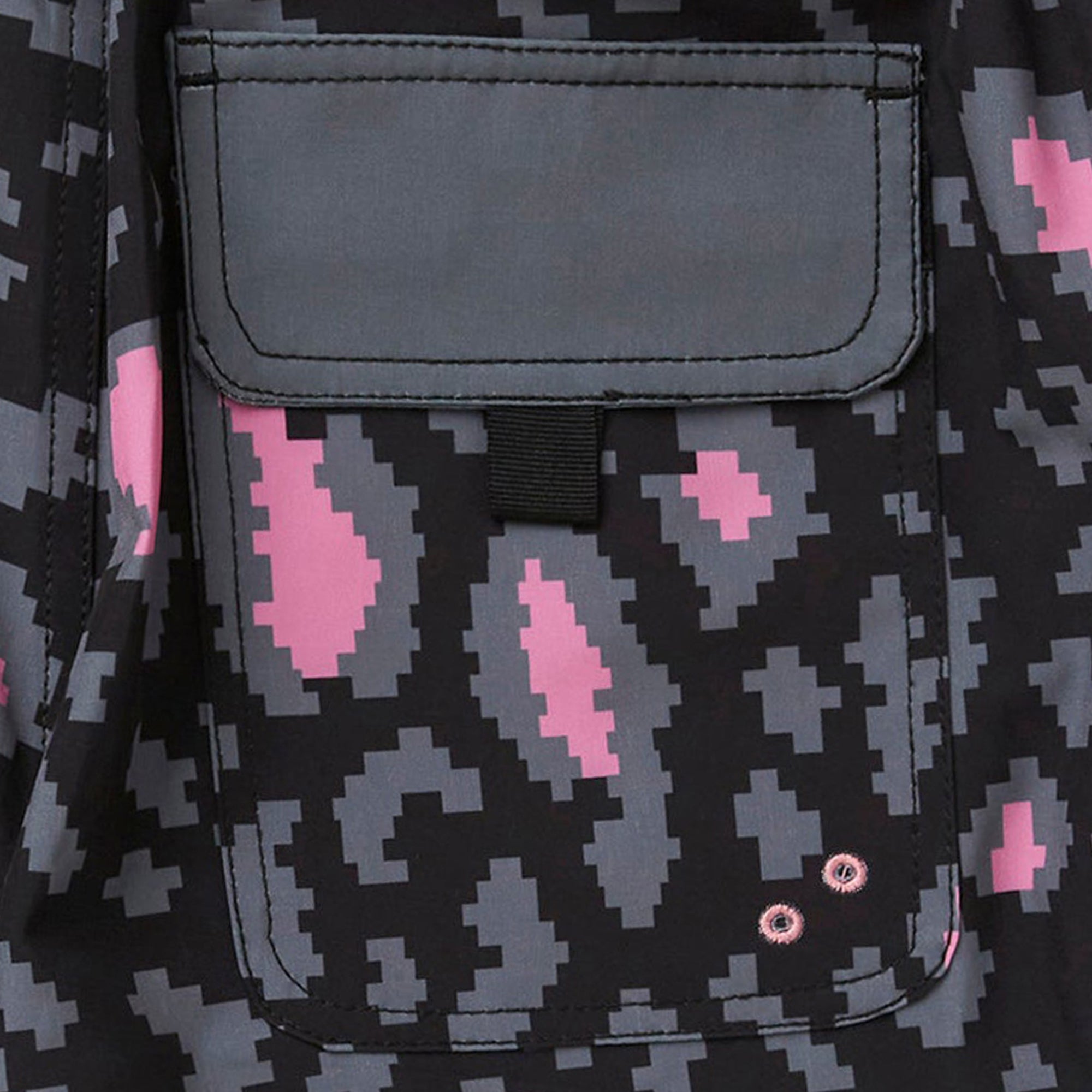 Men's NEFF Pink Pixel 17" Hot Tub Swim Trunks