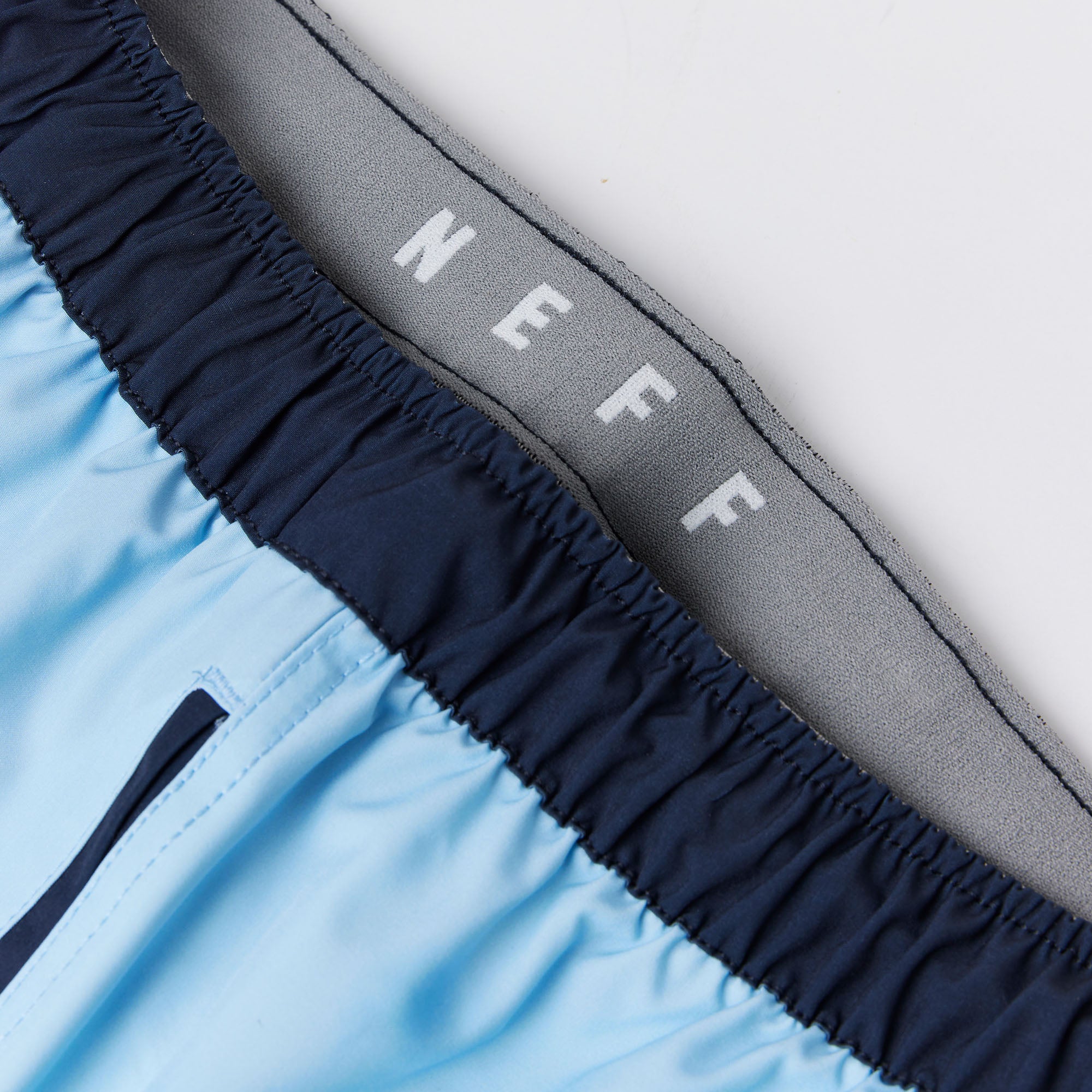 Men's NEFF La Bodega 17" Hot Tub Swim Trunks Blue