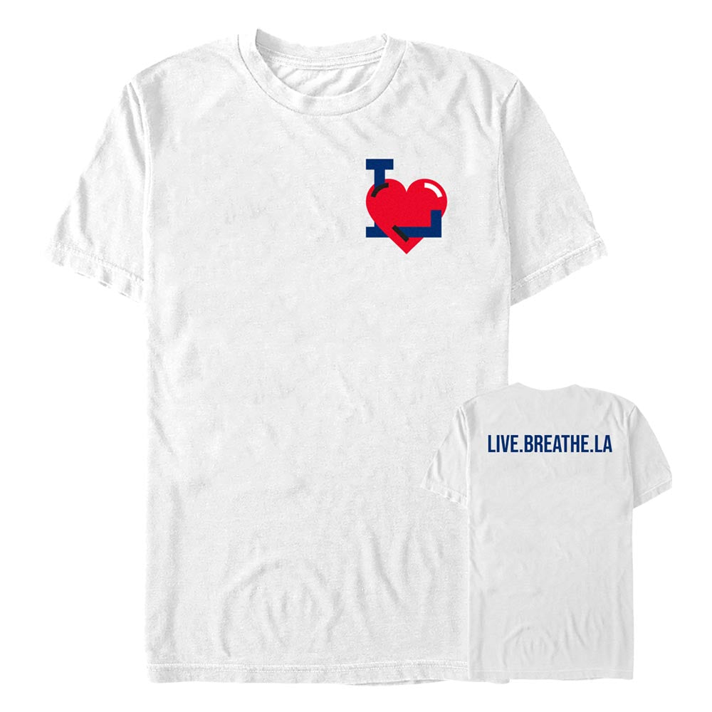 Men's NEFF Live. Breathe. LA Small Heart T-Shirt