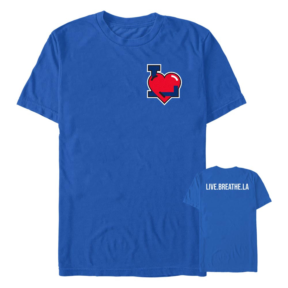 Men's NEFF Live. Breathe. LA Small Heart T-Shirt