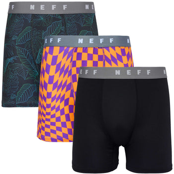 GROOVY CHECK BOXER BRIEF 3 PACK - MULTI