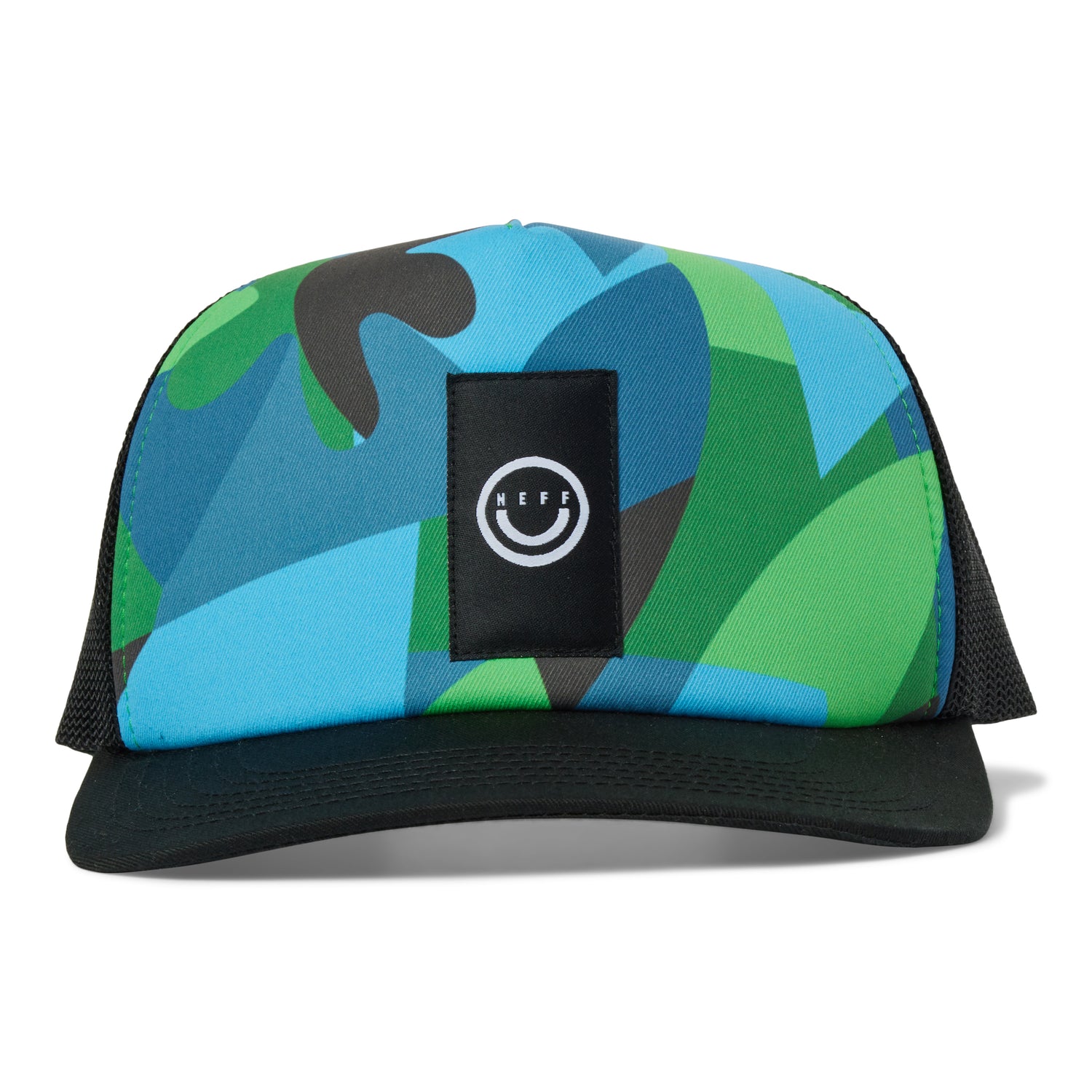 BILLBOARD SNAPBACK HAT - BLUE/GREEN