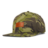 CORP LEATHER PATCH GREEN HAT - CAMO