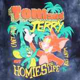 TOM & JERRY HOMIES SWEATPANT - NAVY TIE DYE