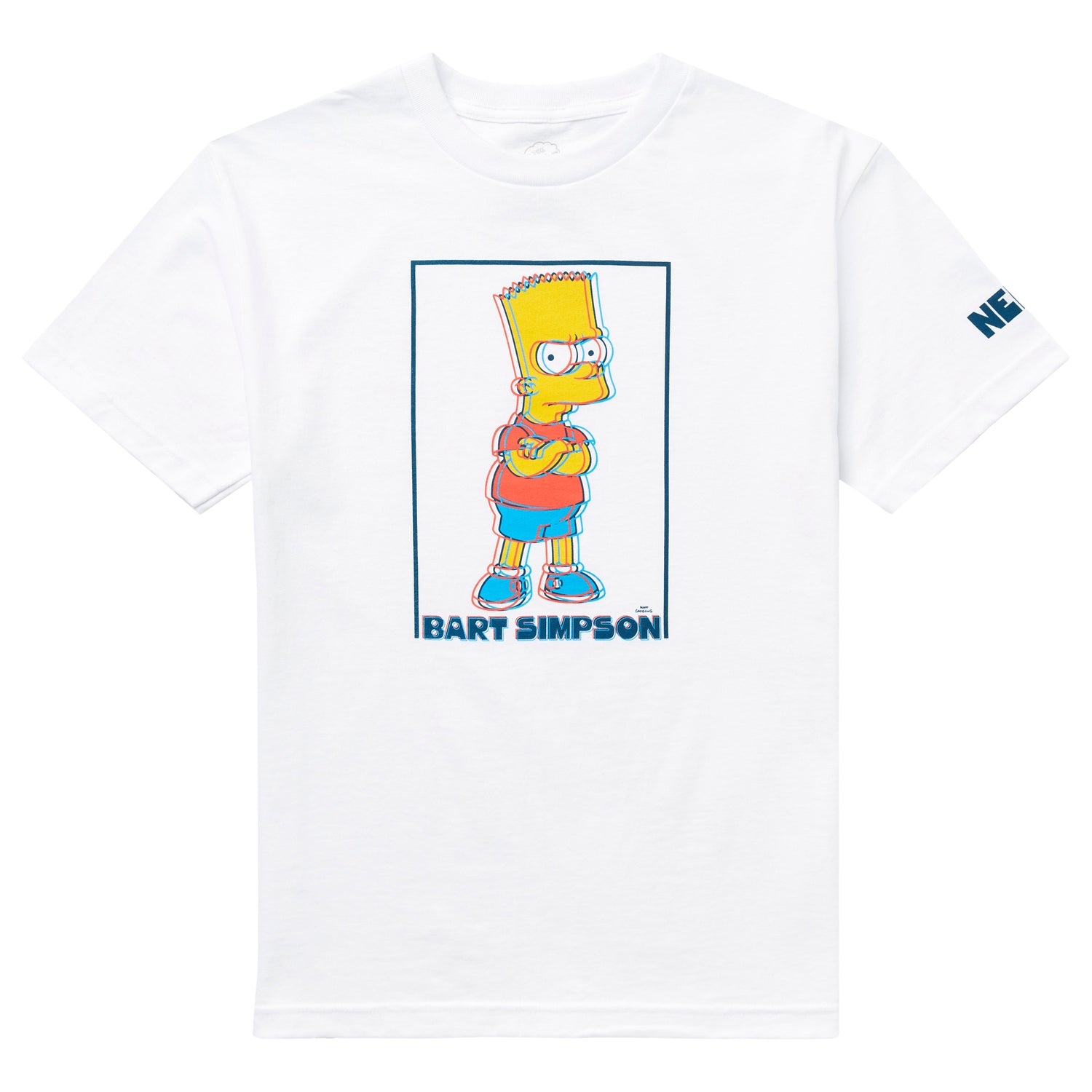 THE SIMPSONS BART 3D TEE - WHITE