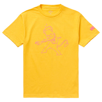 THE SIMPSONS BART DEVIL TEE - GOLD