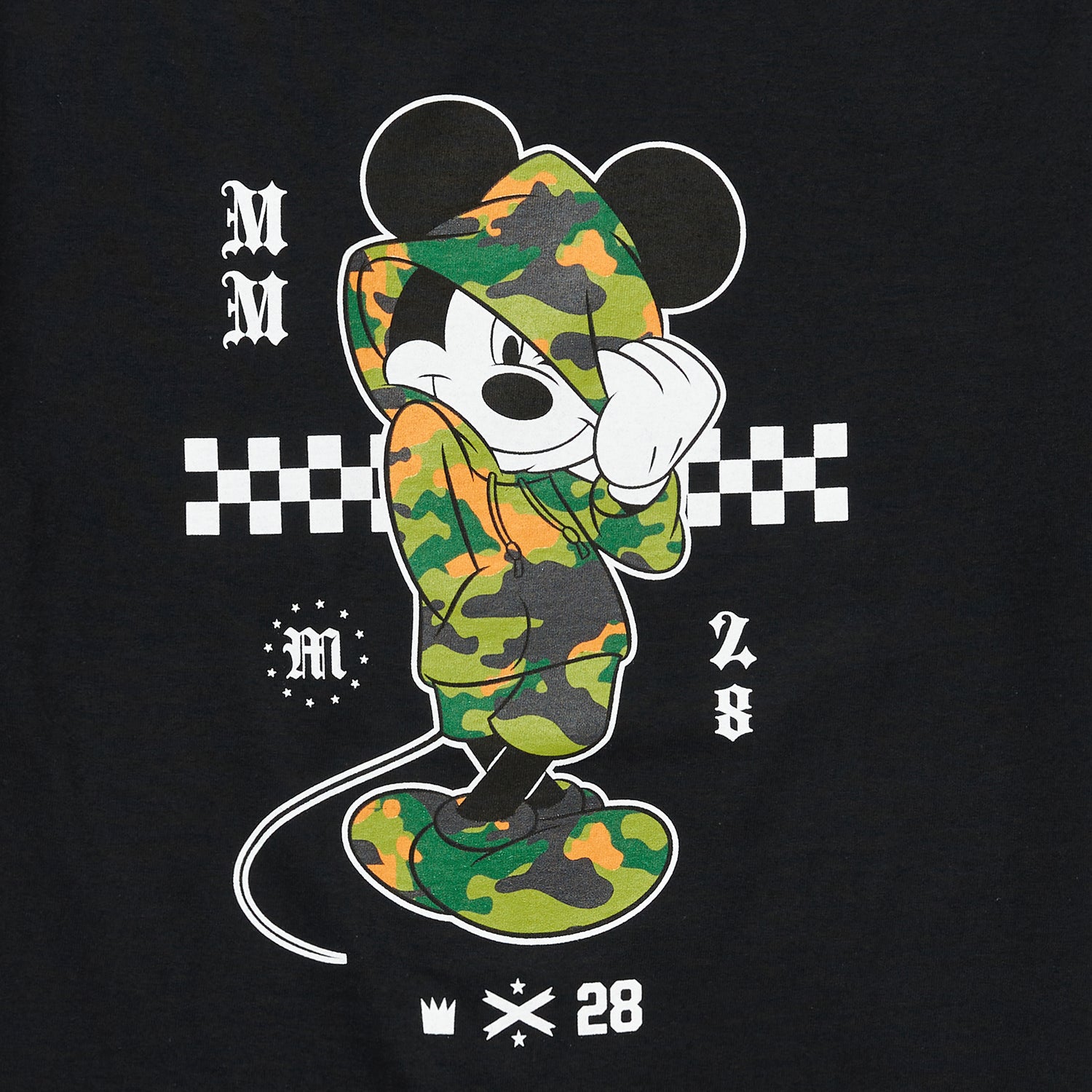 MICKEY MOUSE HYPE TRADITIONAL TEE - BLACK