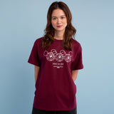 MICKEY MOUSE OUTLINED TEE - BURGUNDY
