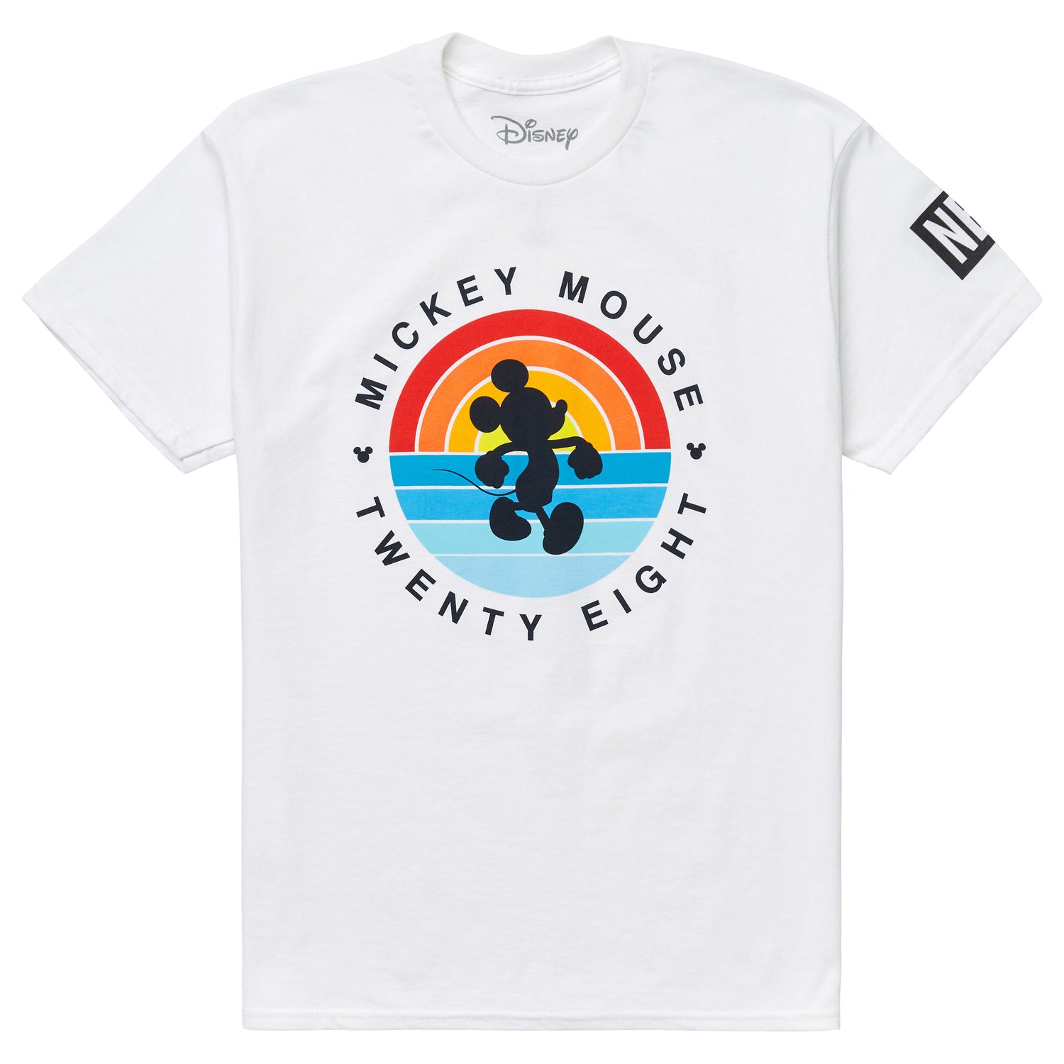 MICKEY MOUSE THICK LINES TEE - WHITE