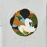 MICKEY MOUSE ROUND ABOUT TEE - SILVER
