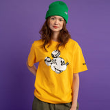 MICKEY MOUSE FACE LINER TEE - GOLD