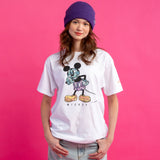 MICKEY MOUSE FRACTAL TEE - WHITE