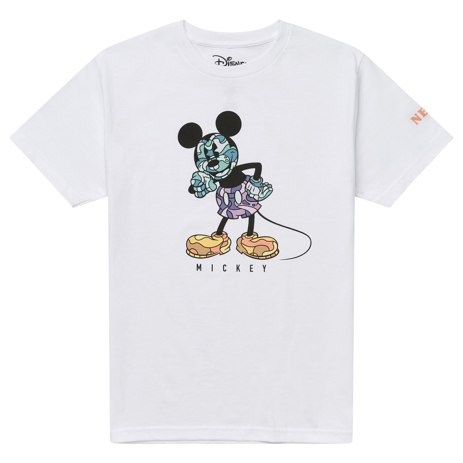 MICKEY MOUSE FRACTAL TEE - WHITE