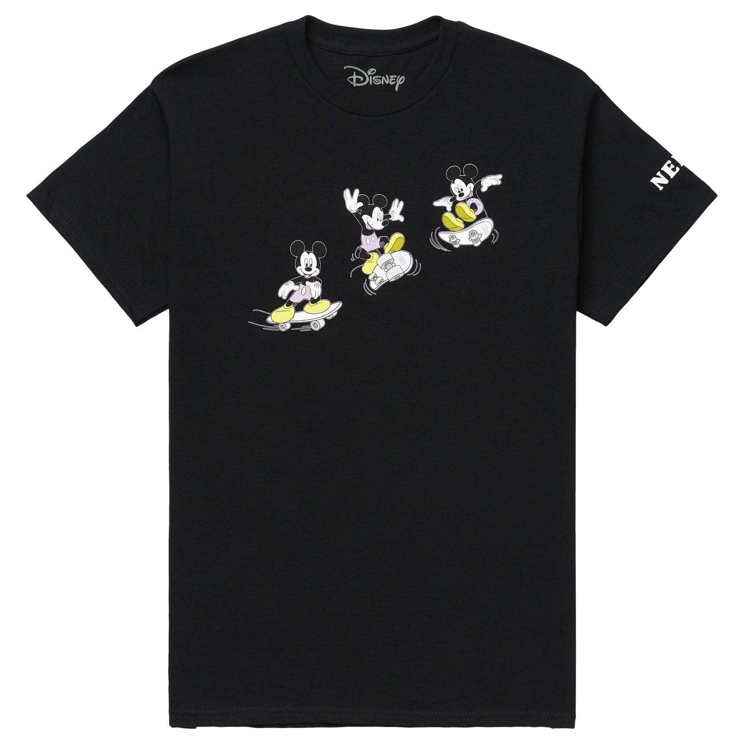 MICKEY MOUSE LANDED IT TEE - BLACK